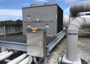 Clark Research Laboratory - Clean Lab HVAC Upgrade - BD Electrical Services Industrial Rooftop Install