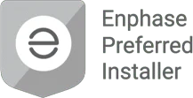 Enphase Preferred Installer Black & Gray Badge