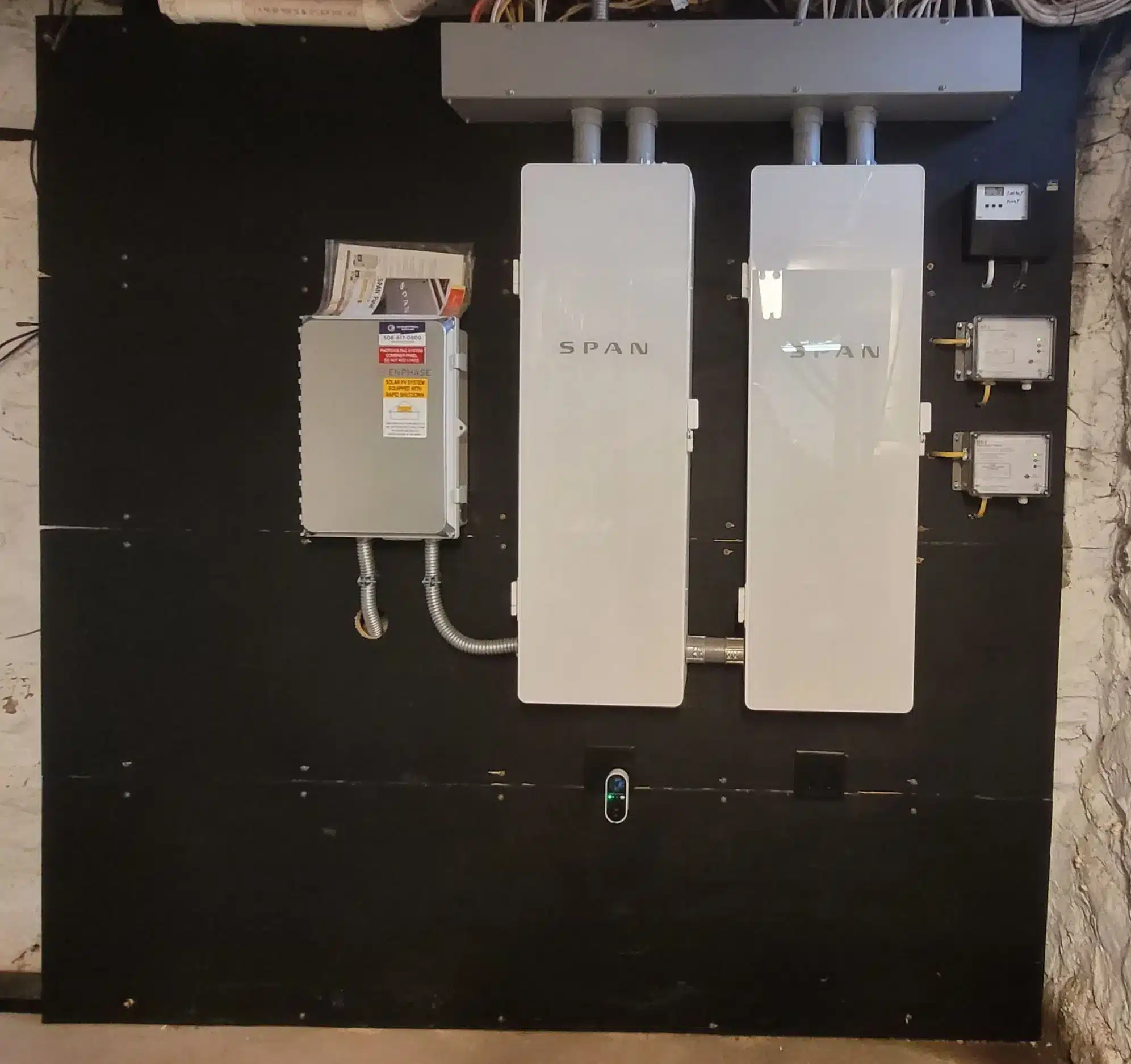 SPAN smart electrical panel installation