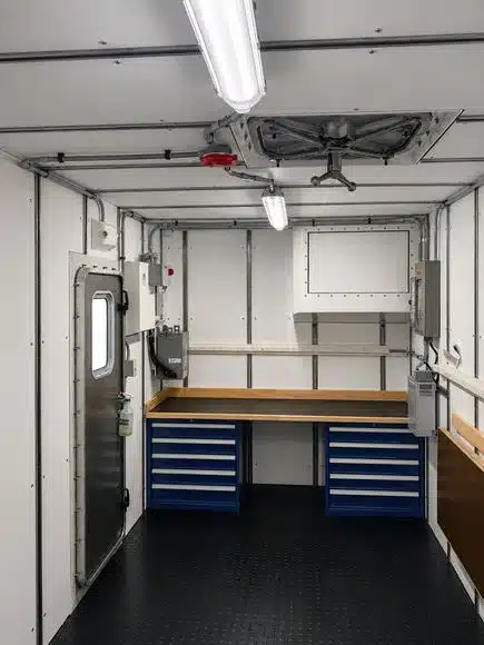 WHOI Mobile Research Laboratory Fit-Out — project photograph